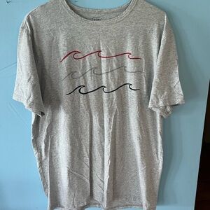 PD&C Gray Wave Shirt Sz L